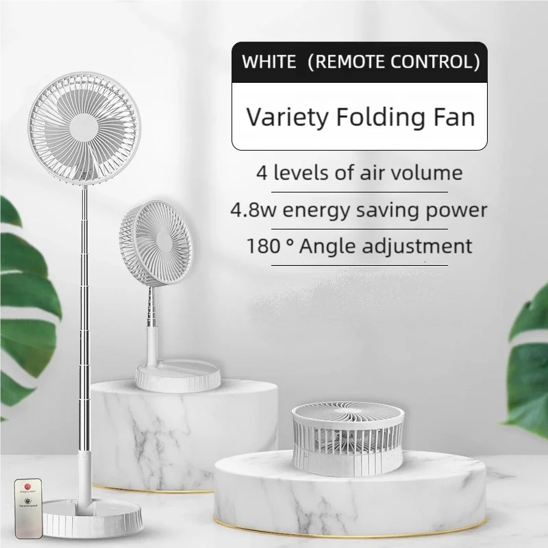 Folding Portable Mini Electric Fan Retractable Fan USB Charging Dormitory Outdoor Cooling Appliances Adjustable Home Fans Gift