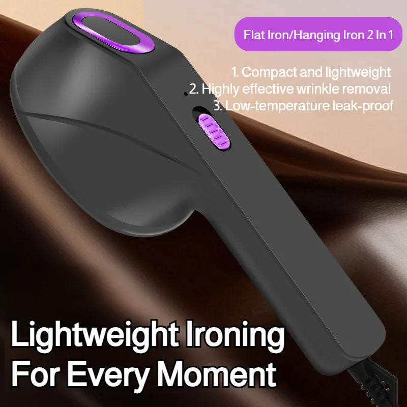 Handheld Steamer Compact Travel Ironing Machine Iron Quick Heating Steamer Removes Wrinkles Cares for Clothes