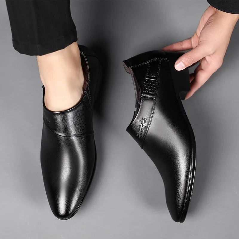 Oxfords Leather Shoes for Men Luxury Big Size 38-50 Men Dress Shoes Business Party Wedding Office Work Shoe 2025 New Men Loafers