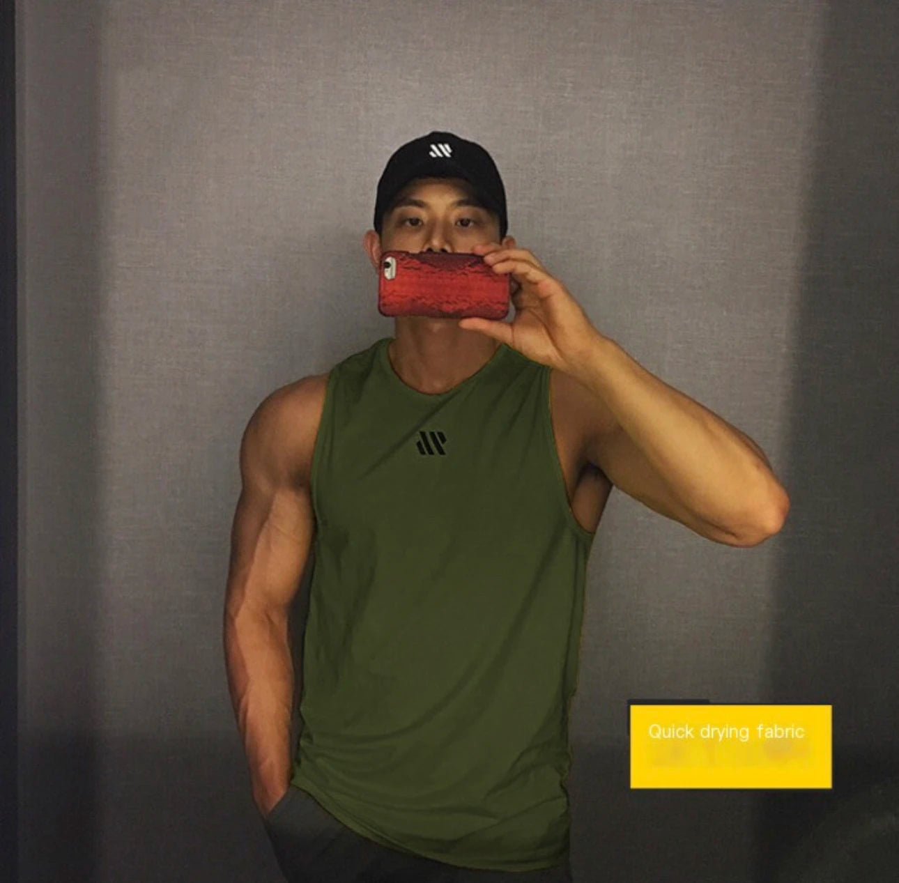 Summer Men's Gym Tank Top Fitness Training Clothing Quick-drying Loose Bodybuilding Sleeveless Shirt Men Fashion Basketball Vest