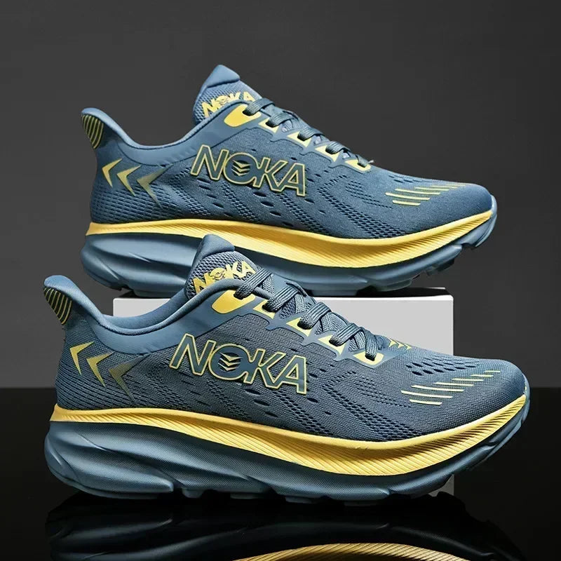 New Running Shoes Breathable Cushioning Luxury shoes Trainer Race Outdoor Couple Non-Slip Jogging Sneakers Mesh Off-road Shoes