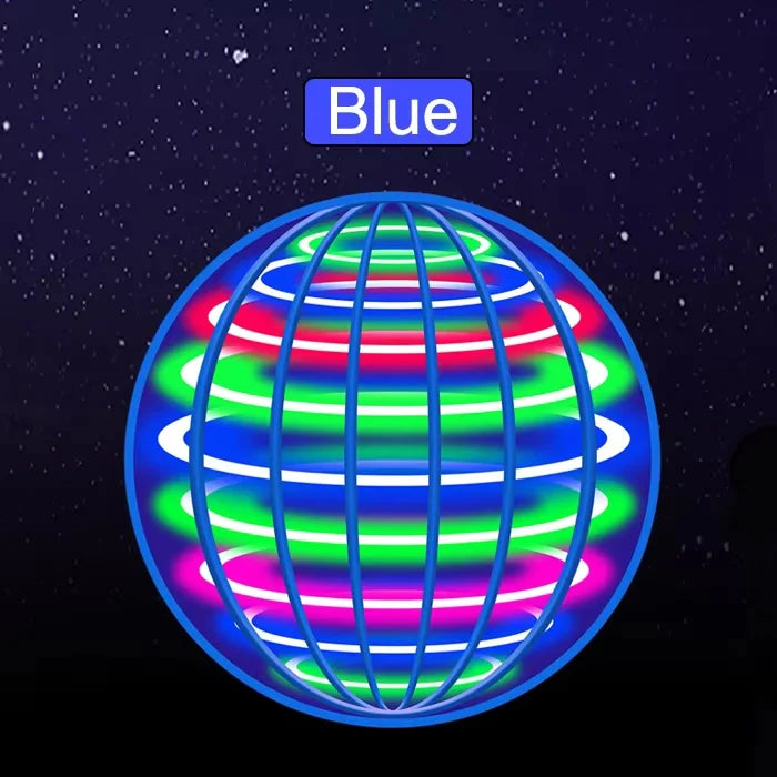 Flying ball, automatic spinning ball, LED dazzling lights, floating magic, fan, UFO flying machine, toy, gift, game, sports ball