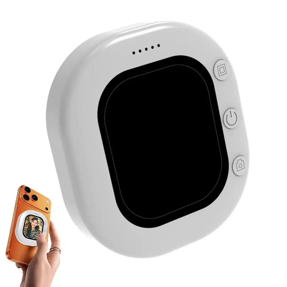 Mini Wireless Magnetic Phone Screen Projector Mobile Phone Rear Camera Selfie Video Camera for Vlog Live Selfie Screen