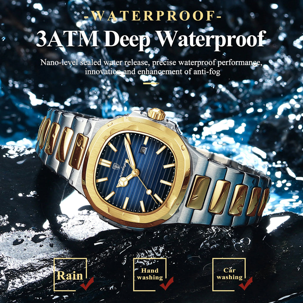 POEDAGAR Original Trendy Women's Watches Waterproof Luminous Date Ladies Wristwatch Stainless Steel Quartz Watch For Woman Reloj