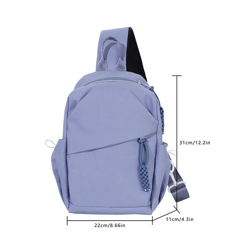Chest Bag for Women 2026 New Trendy Waterproof Summer Boys Crossbody Bag High-End Sports Style Shoulder Bag Cycling Backpack