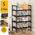 Multiple Layers Metal Shoe Rack, Large Capacity Shoe Organizer for Entryway, Closet, Garage, Shoe Shelf for Living Room