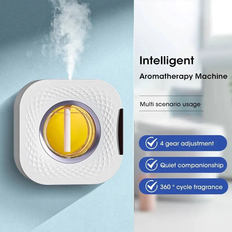 Automatic Fragrance Machine Diffuser Aromatherapy Machine USB Smart Air Purifier with Display LED Lighting