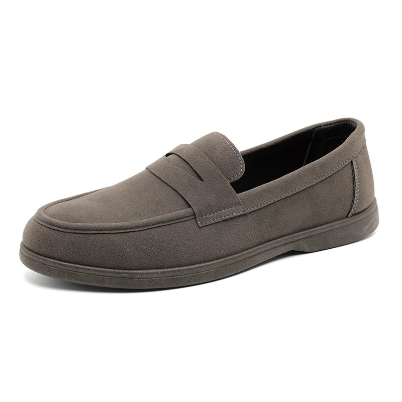 Men's Slip On Loafers Preppy Lightweight Breathable Comfort Outdoor Flats Non Slip Soft Sole Casual Daily Walking Shoes
