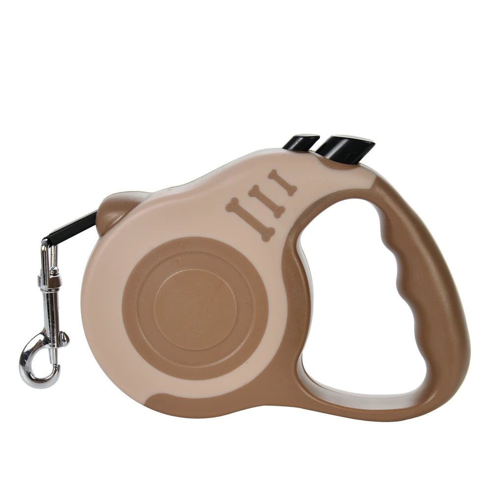 3m 5m Dog Leash for Small Dogs Cat Automatic Retractable Durable Nylon Lead Puppy Outdoor Travel Walking Hiking Traction Rope