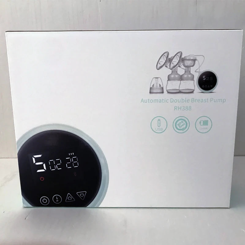 USB BPA Free Electric Double Breast Pump with Nursing Pads And Breast Milk Storage Set Baby Feeding Gift Set
