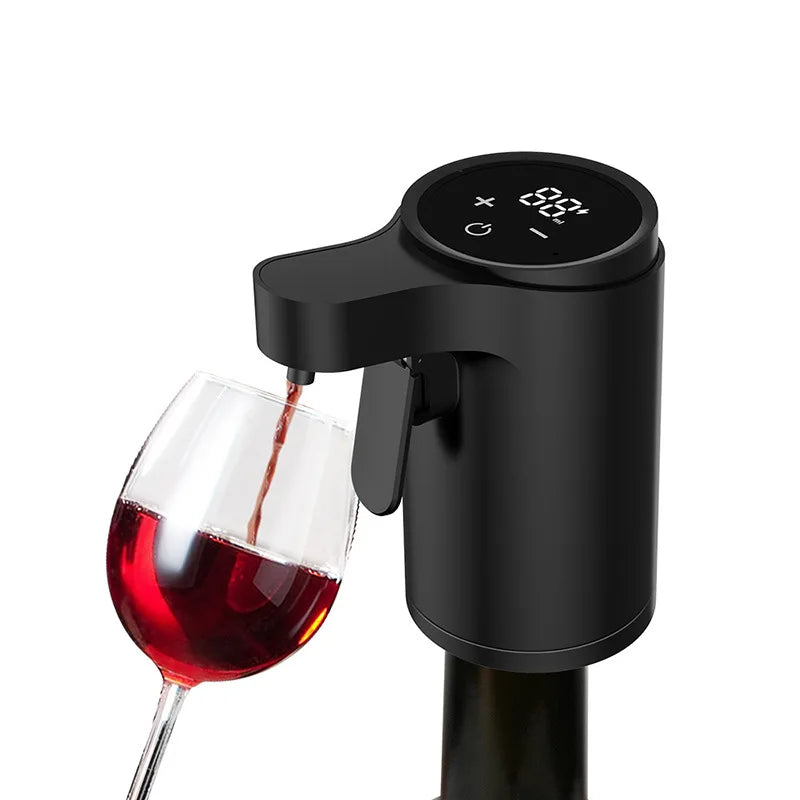 Automatic Wine Dispenser Smart Sensor Wine Pump with Touch-Lever Control for Red Wine Whiskey Liquor - Electric Decanter
