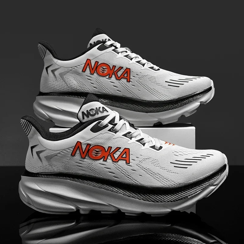 New Running Shoes Breathable Cushioning Luxury shoes Trainer Race Outdoor Couple Non-Slip Jogging Sneakers Mesh Off-road Shoes