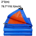 Tarpaulin 2m*1 2 3m*3 4 Awning Outdoor Blue Anti-Uv Tarp Rectangle Rain Shade Canopy Cover  Camping Patio Car Beach Tent Carport