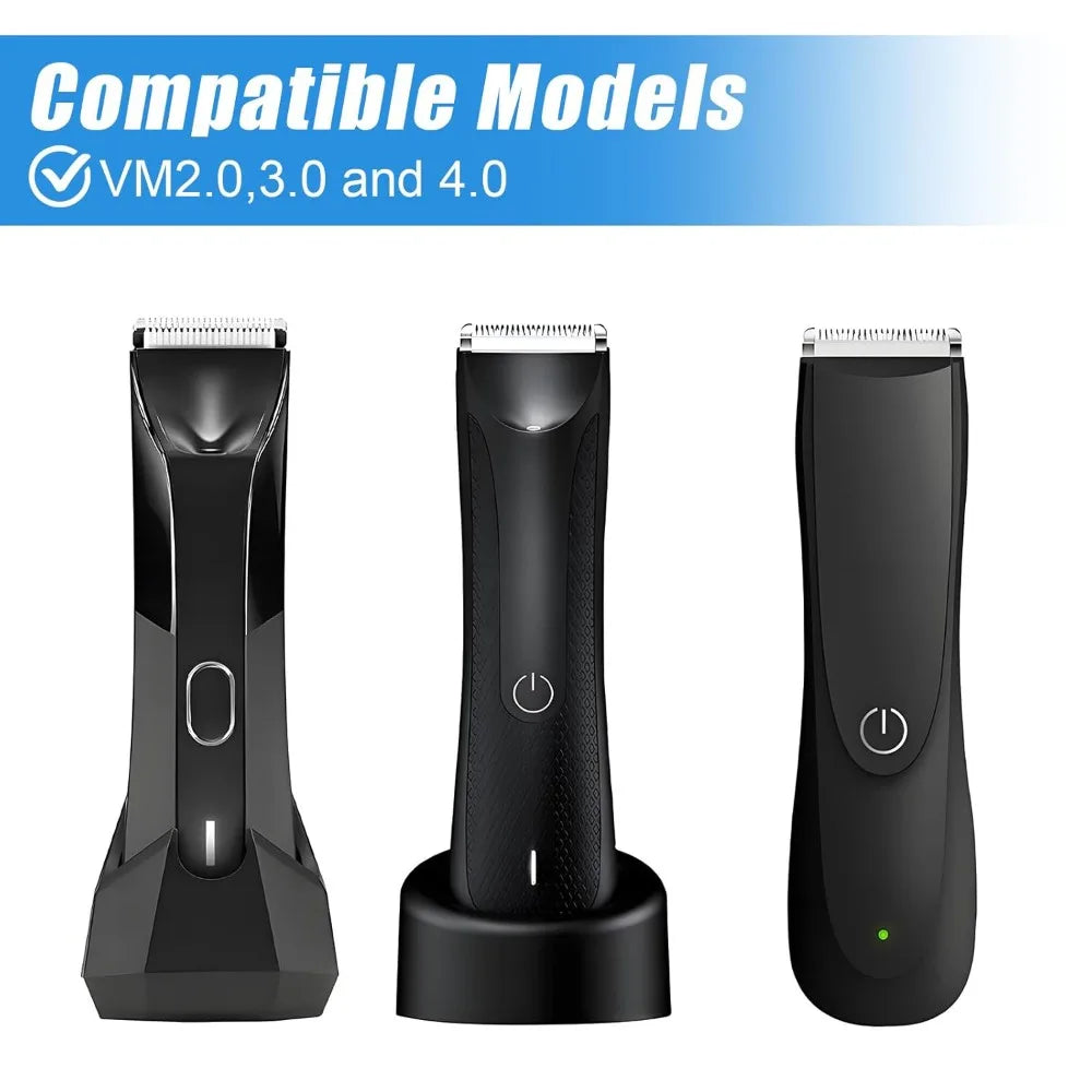 1/2Pcs Replacement Blade Compatible with Manscaped The Lawn Mower 4.0 3.0 2.0 Electric Groin Hair Trimmer,for Clipper Blades Fit