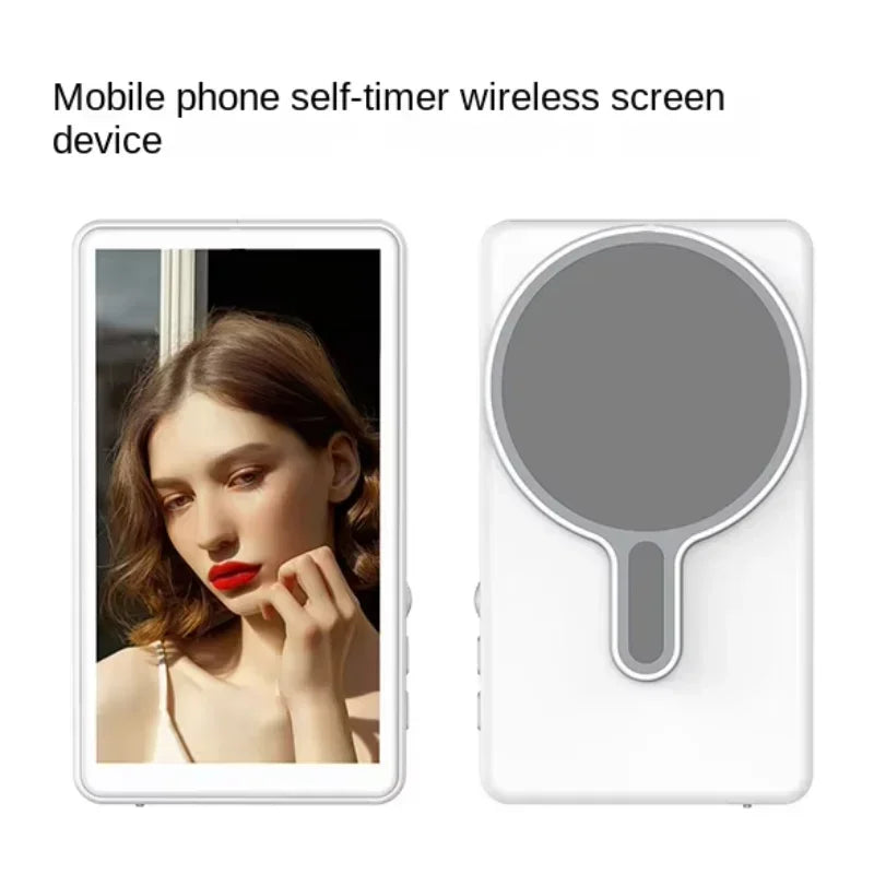 Wireless Monitor Rear Camera Screen Smartphone Selfie Magnetic Screen For Vlog Live Stream Video Recording Outdoor Selfie tool