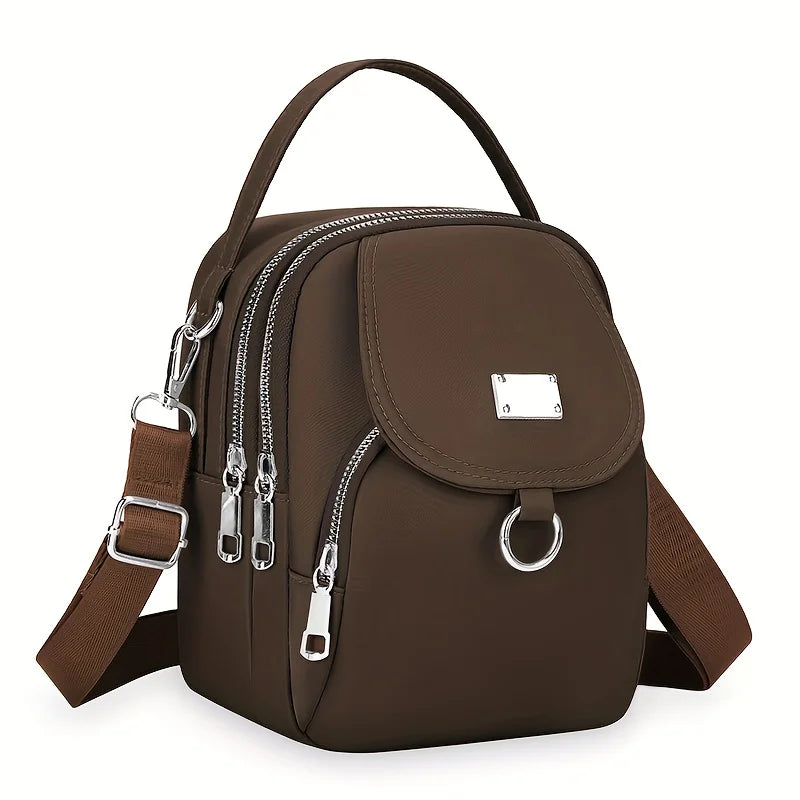 Hot Crossbody Bag Solider Color For Women Fashion Portable Casual Bag Students Cross Body Shoulder Bag