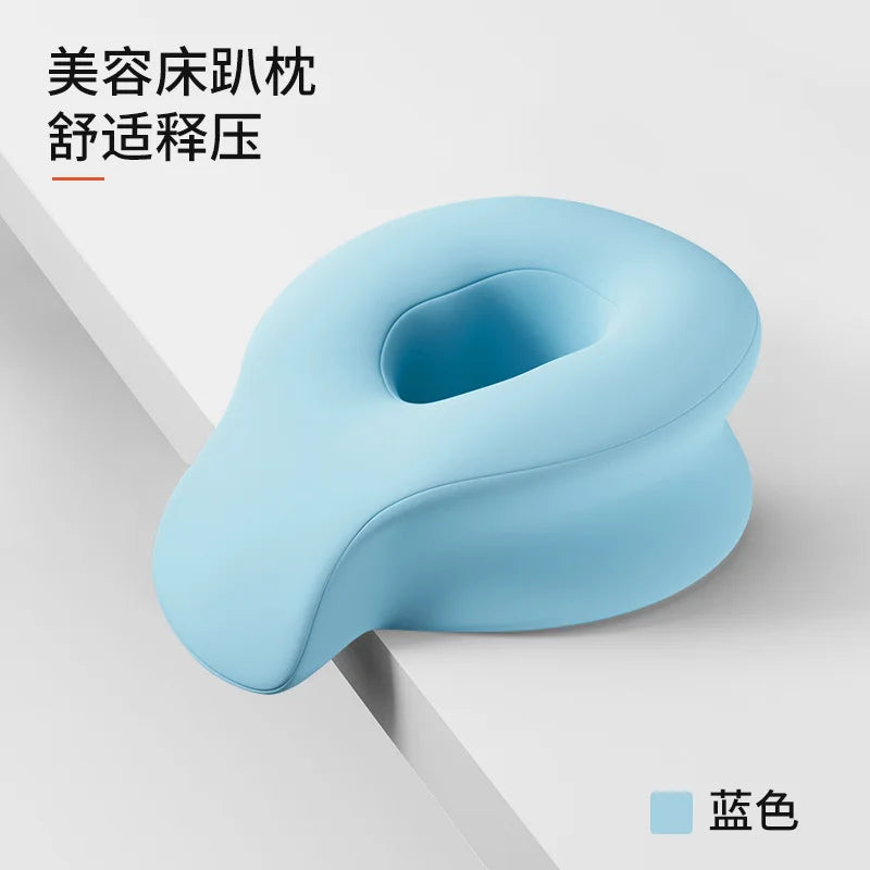 Support Pillow for Face Down Rest Universal Breathable Headrest Face Cushion Soft Memory Foam Sleeping Pillow Deep Sleep Tool