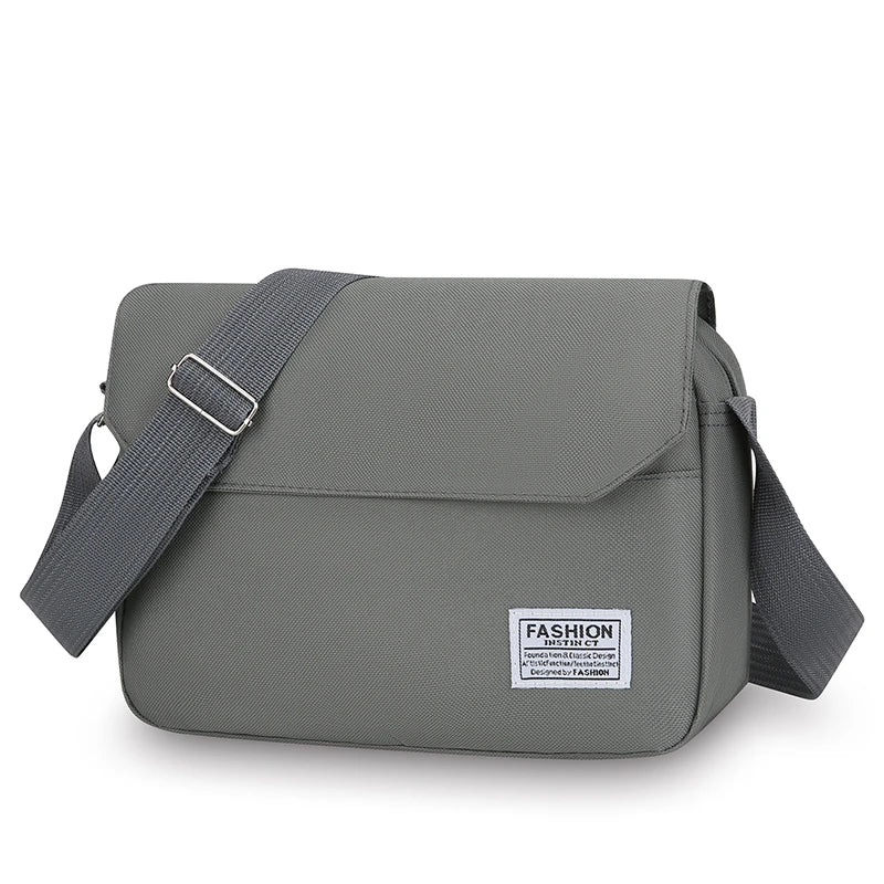 Quick Access Crossbody Messenger Bag Heavy Duty Nylon Multi Pocket Organizer Business Commute Hiking Cycling Travel Water