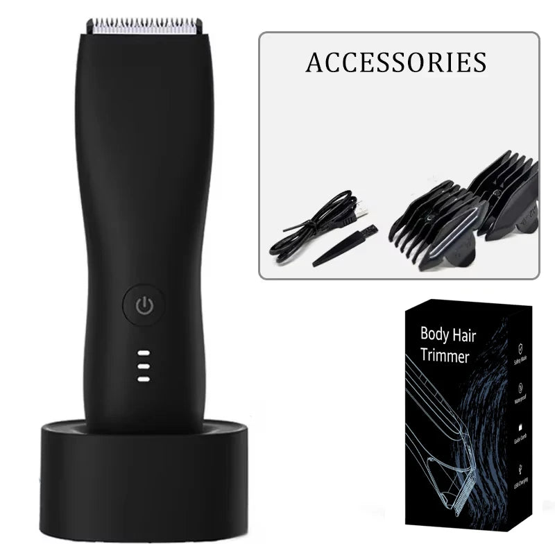 Professional Hair Clipper Rechargeable Beard Trimmer Hair Cutting Machine Electric Shaver For Body Hair Shaving Safety Razor