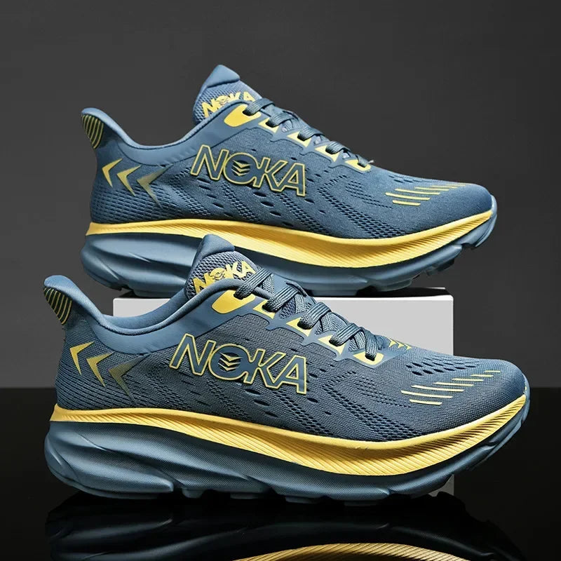 New Running Shoes Breathable Cushioning Luxury shoes Trainer Race Outdoor Couple Non-Slip Jogging Sneakers Mesh Off-road Shoes