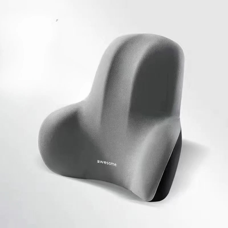 Memory Foam Office Chair Cushion with Lumbar Support,for Back Pain,Washable Cover,Computer Desk Chair Pain System