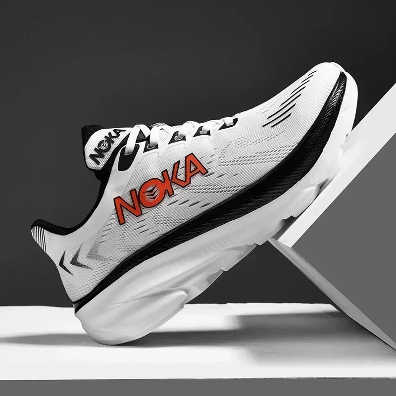 New Running Shoes Breathable Cushioning Luxury shoes Trainer Race Outdoor Couple Non-Slip Jogging Sneakers Mesh Off-road Shoes