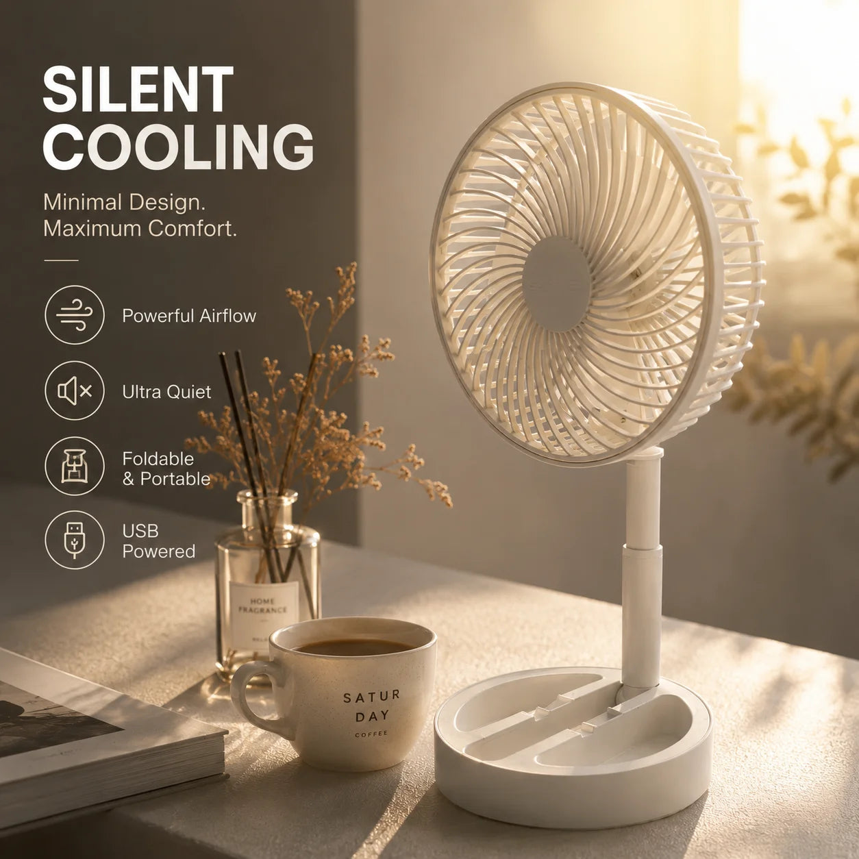 New Small Electric Fan Home Dormitory Office Desktop High Wind Fan Portable Cooling fan Table Air circulators Fans Air Cooler