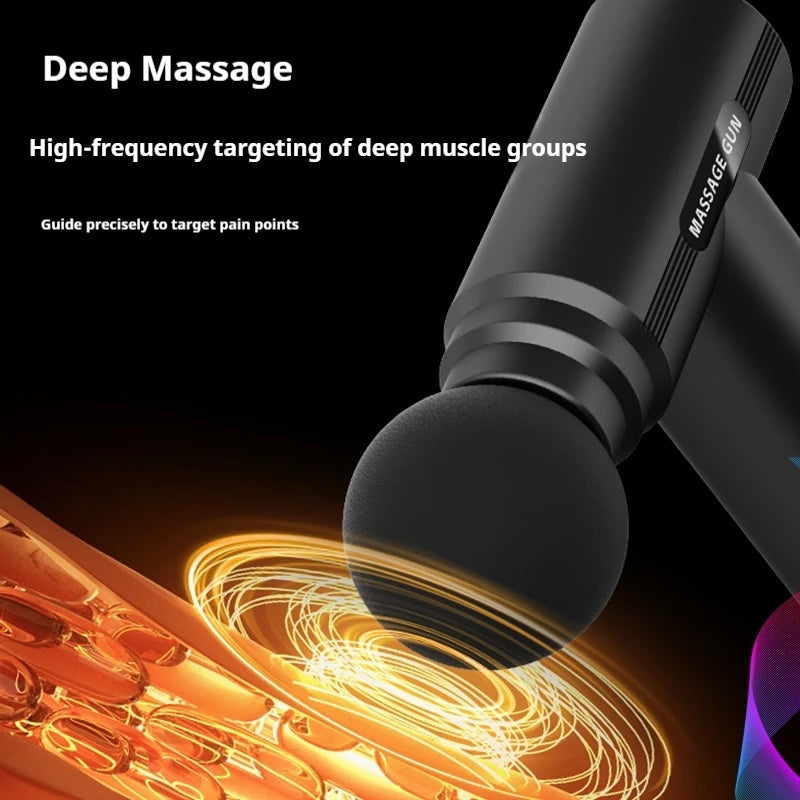Strictly select new professional muscle relaxation impact massager mini portable USB charging fascia gun gift