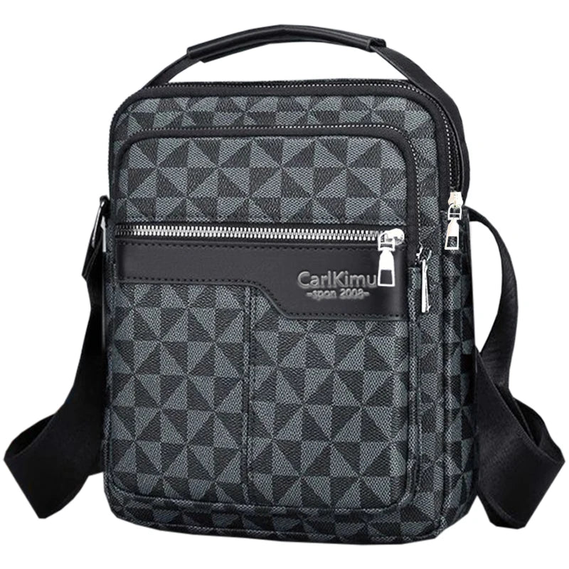 Trendy Men's Multi-color Patterned Bag Elegant Design for Daily Commute Outings High-end Practical Versatile Portable Bag
