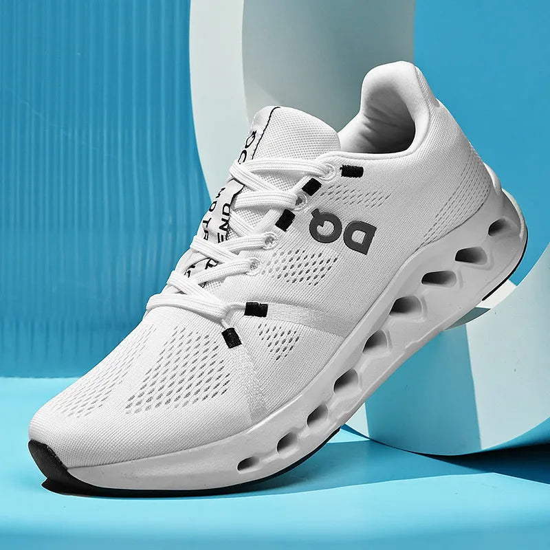 New men's sports shoes breathable mesh shoes casual shoes outdoor running shoes with cushioning and lightweight design