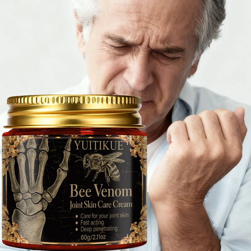 Bee venom joint skin care cream, cares for your joint skin with fast-acting deep penetration, suitable for all skin types
