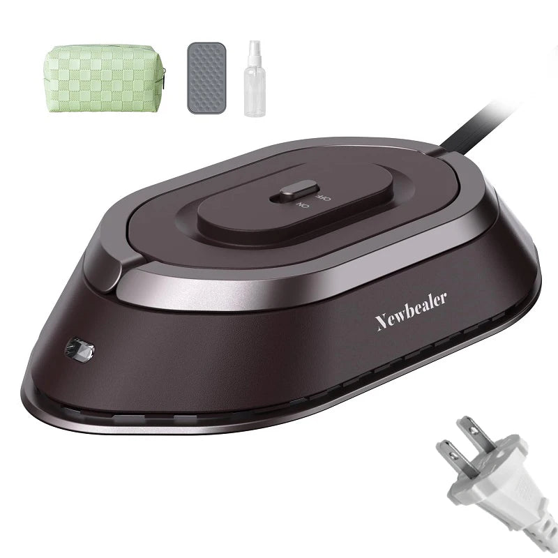 YUNCHI Portable Mini Electric Iron Dual-voltage Non-steam Travel Dry Iron 100-240V