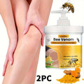 Bee Venom Joint Massage Cream - 100g Turmeric Arnica, Firms Hydrates Soft Smooth Skin All Types