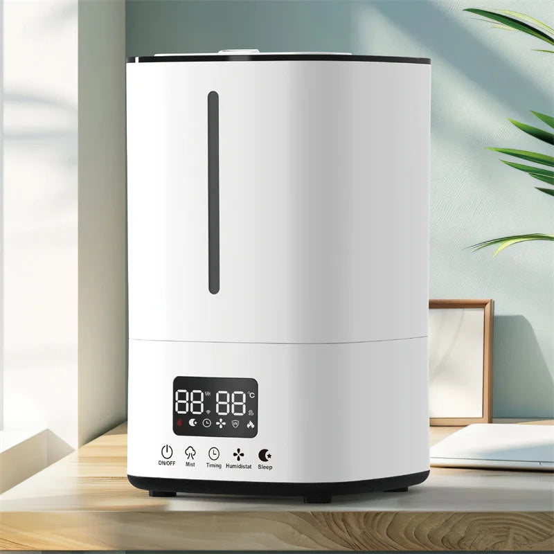 5L Humidifier With Air Purifier Top Fill Water Tank No Leak Cool Mist Humidifier With Filter Humidifier For Dry Skin And Allergi