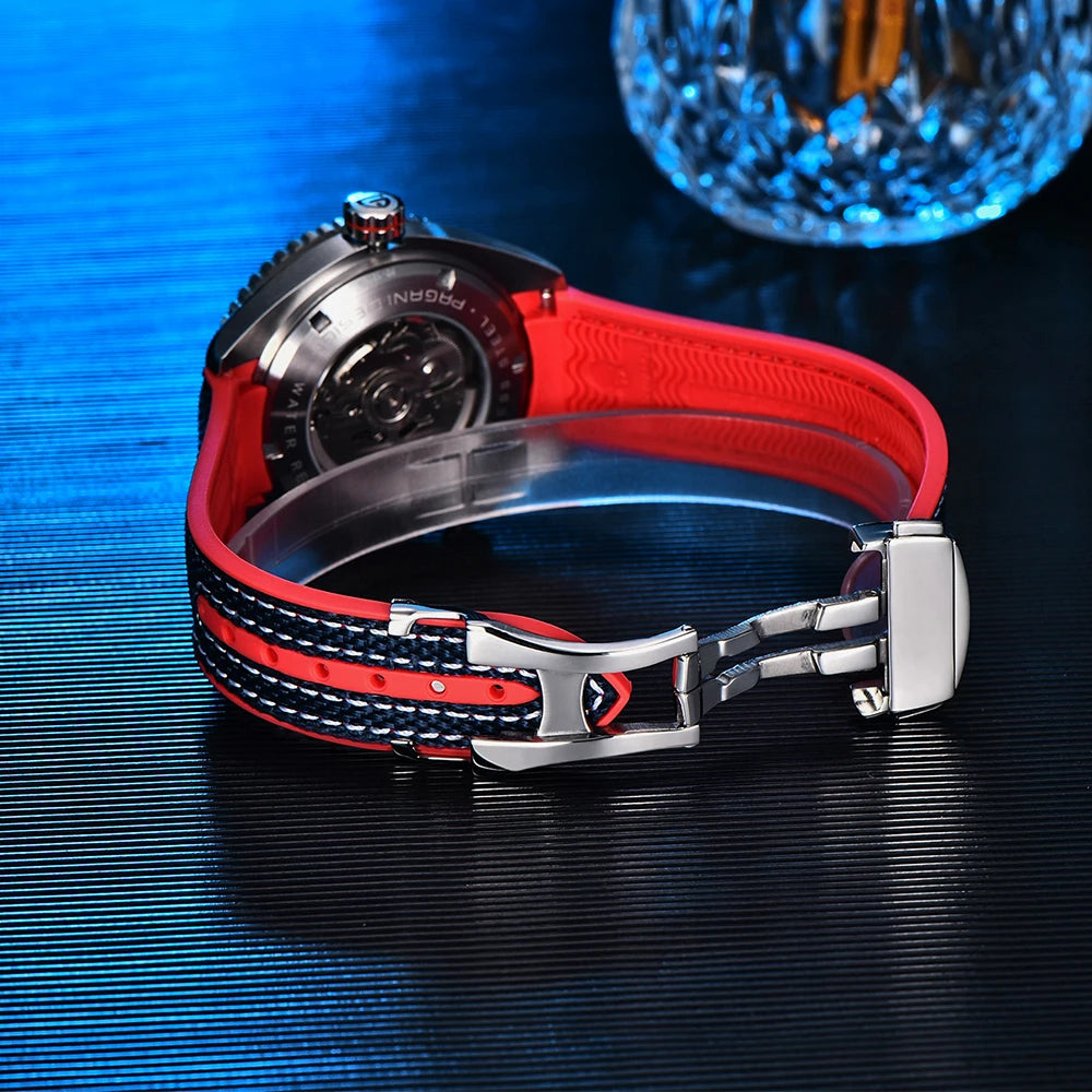 PAGANI DESIGN Men's Mechanical Watch 100M Waterproof Luxury Sapphire Glass Stainless Steel Japanese Movement Automatic Watch