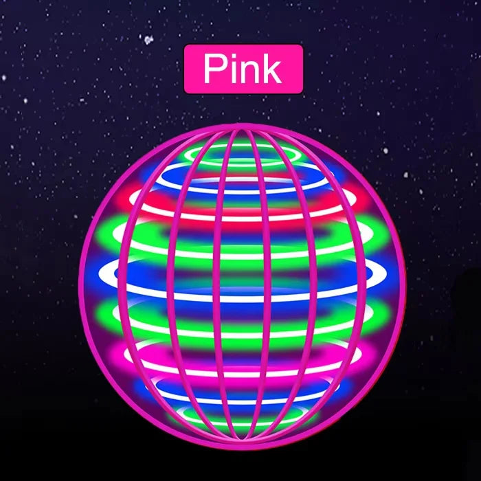 Flying ball, automatic spinning ball, LED dazzling lights, floating magic, fan, UFO flying machine, toy, gift, game, sports ball