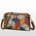 Neutral style backpack for men and women, cross-body bag, small-sized ethnic single shoulder bag, color combination