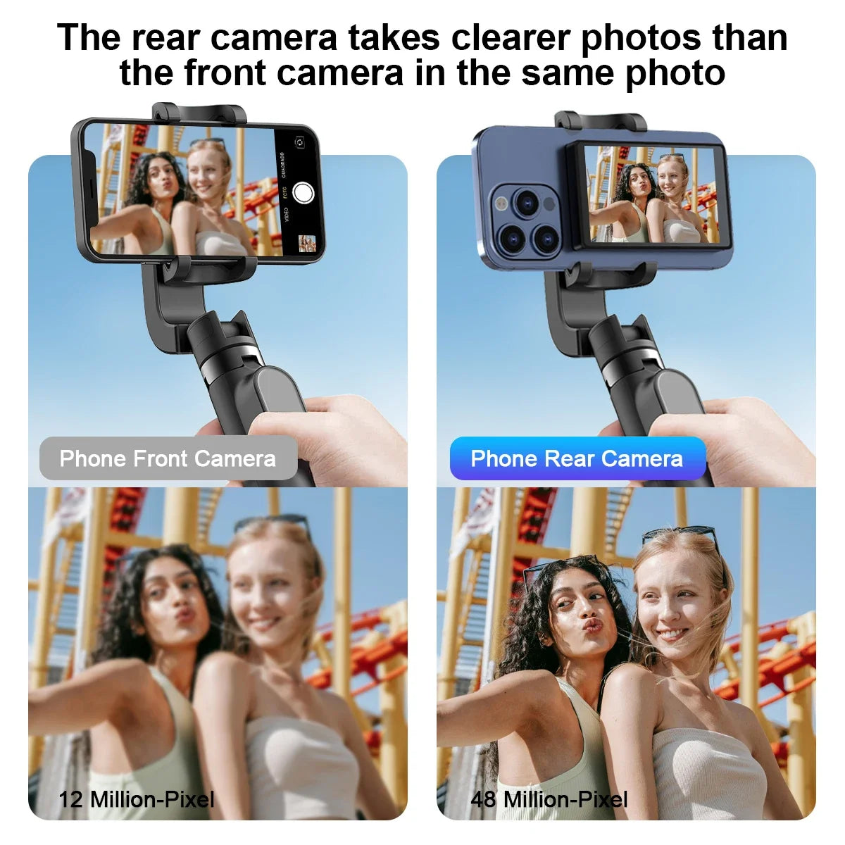 Wireless Monitor Rear Camera Screen Smartphone Selfie Magnetic Screen For Vlog Live Stream Video Recording Outdoor Selfie tool