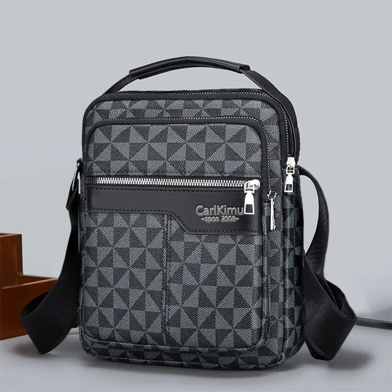 Trendy Men's Multi-color Patterned Bag Elegant Design for Daily Commute Outings High-end Practical Versatile Portable Bag