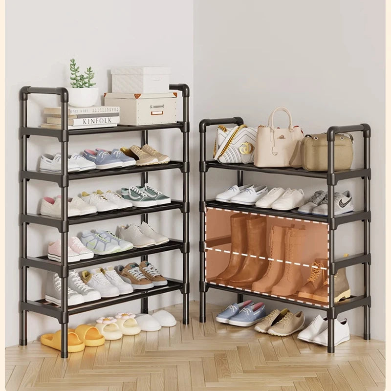 Multiple Layers Metal Shoe Rack, Large Capacity Shoe Organizer for Entryway, Closet, Garage, Shoe Shelf for Living Room