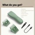 Body Hair Trimmer for Men Balls Waterproof Green Electric Shaver Trimmer Machine for Man Shaving Groin Trimmers Sensitive Areas