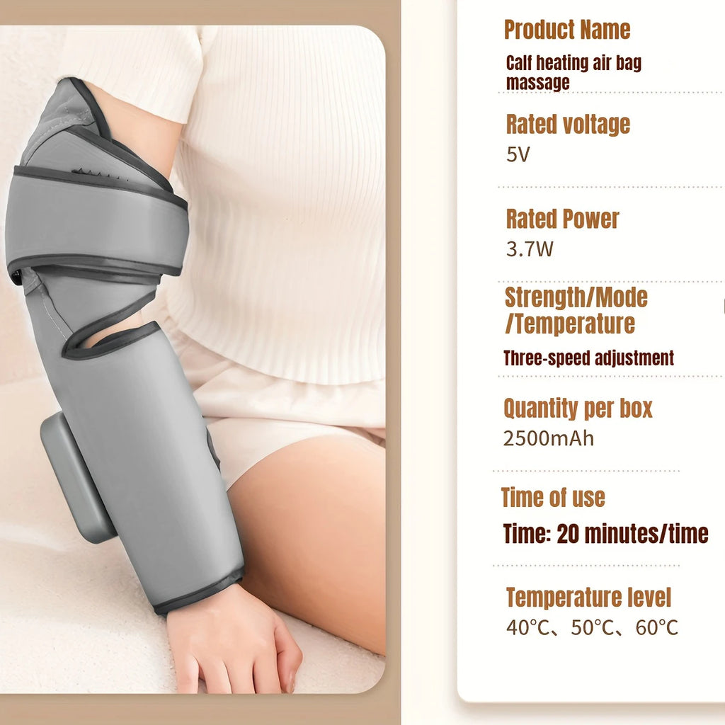 1/2PCS Cordless Knee & Calf Massager with Heat - 3-in-1, Heating & Massage Device, 2500mAh, Portable Leg Massager for Men&Women