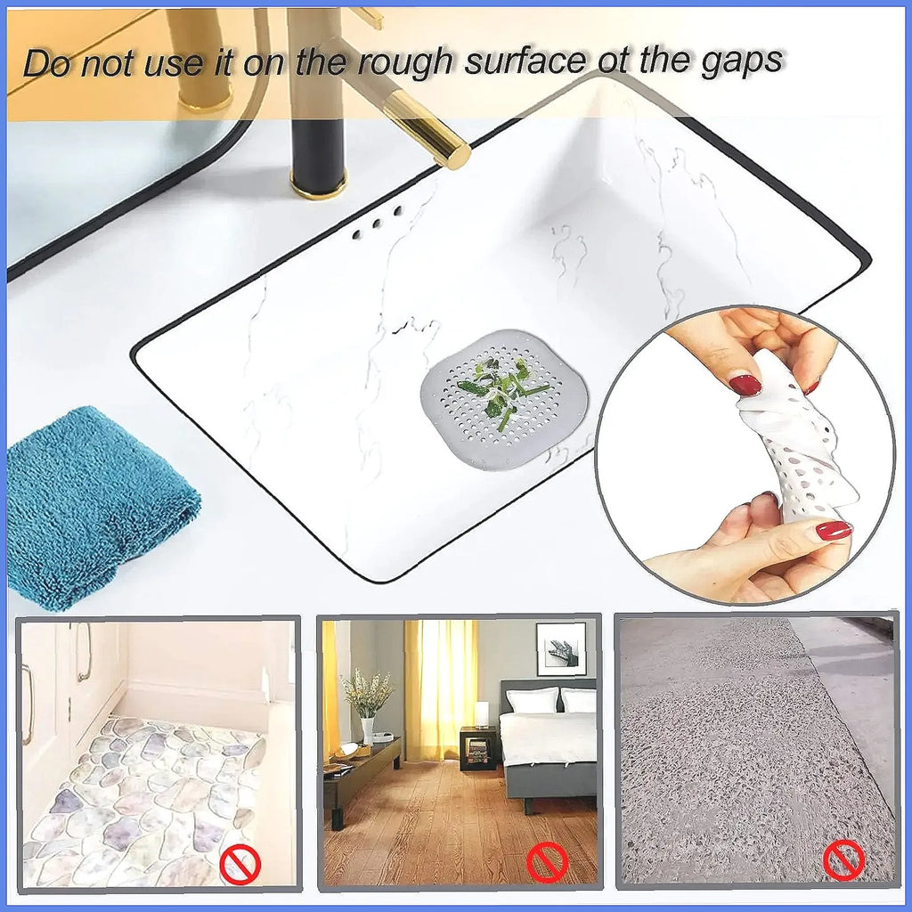 Silicone Shower Drain Hair Catcher Bathtub Sink Strainer Stopper for Kitchen Bathroom Floor Sewer