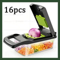 Vegetable Chopper Set Food Processor Onion Potato Slicer Dicer Grater Kitchen Fruit Vegetable Cutter with Handle