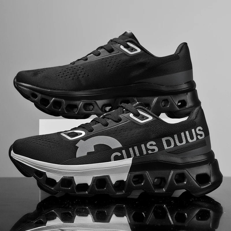 Unisex Running Shoes Off-road Shoes Cushioning Jogging Non-Slip Breathable Mesh Luxury shoes Outdoor Couple Trainer Race Sneakers
