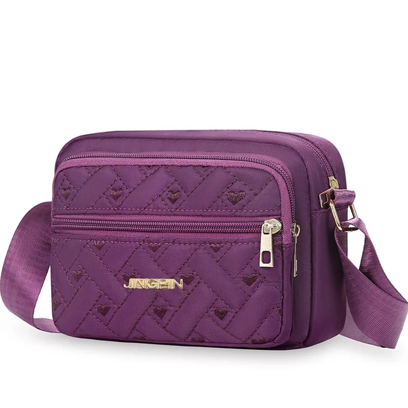 Trendy Women's Multi-color Quilted Bag Casual Design for Daily Use Commute Outings Practical Versatile Lightweight Portable Bag