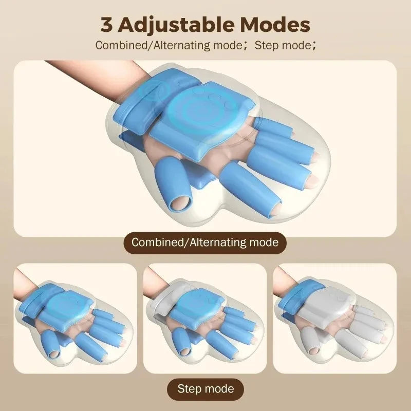 Hand Massager with Airbag Compression Finger Wrist Palm Massage Machine Vibration Glove for Hand Muscle Relax Gift for Frind