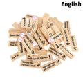 New 48Pcs Dating Building Blocks For Date Nights Valentines And Adult Party Games Tower Game Deluxe Naughty Wooden Couple Toys