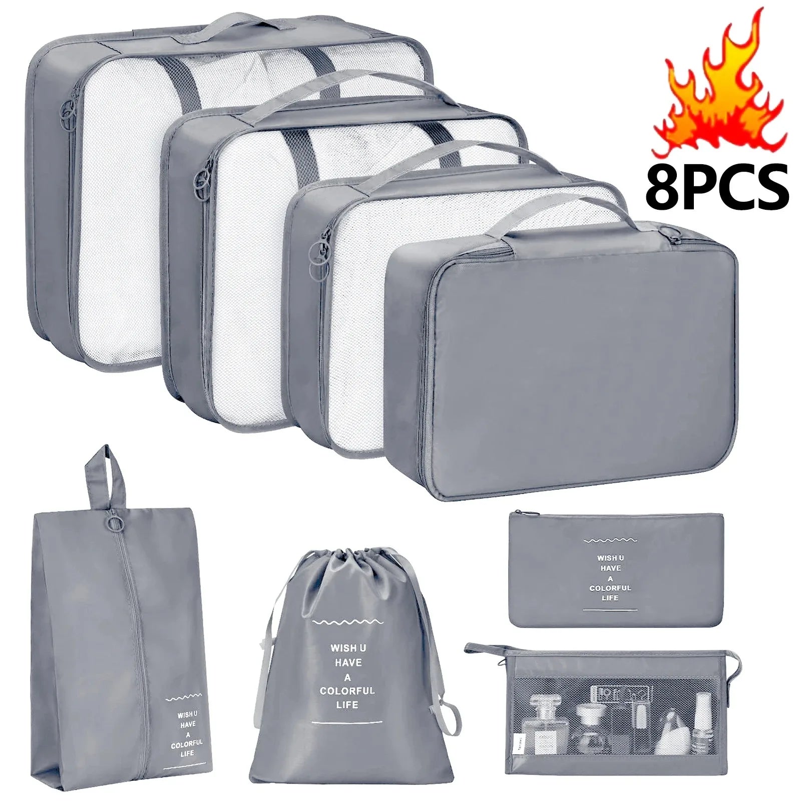 Travel Set Storage Bags Clothes Digital Toiletries Shoes Organizer bag Student Dormitories Clothing Sorting Bags Packing Cubes
