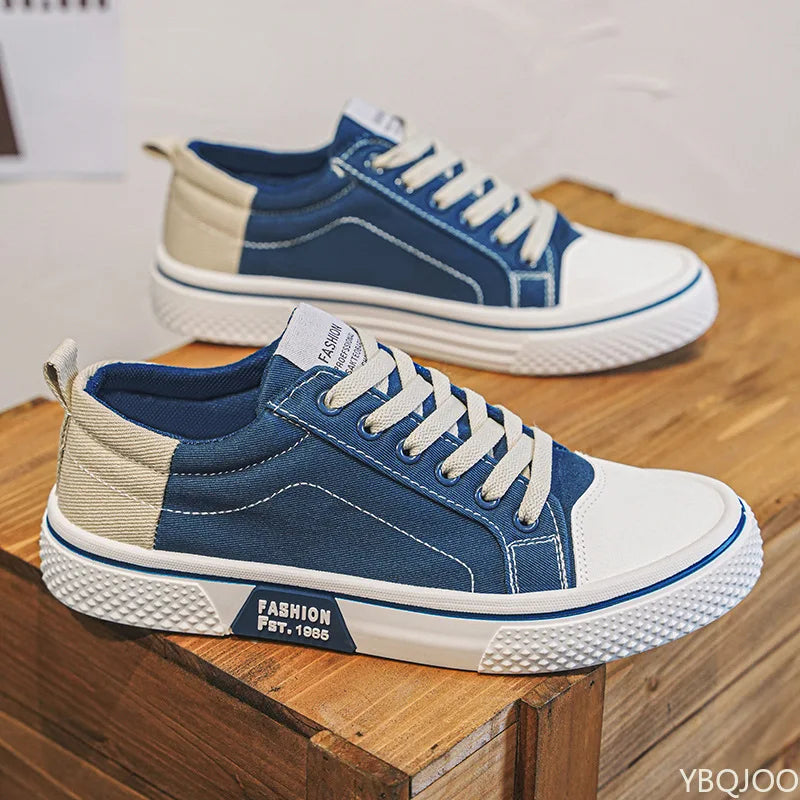 Lightweight breathable Men Shoes New Canvas Shoes Comfortable Plus Size Wear Resistant Fashionable Men Casual Sneakers